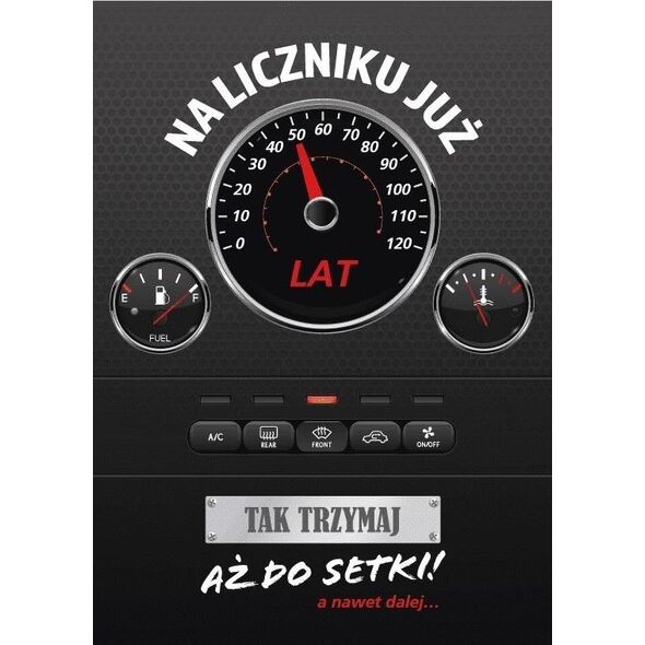 KUKARTKA Karnet Urodziny wymienne cyfry