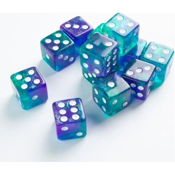 Gamegenic Gamegenic: Galaxy Series - D6 Dice Set (16 mm) - Neptune