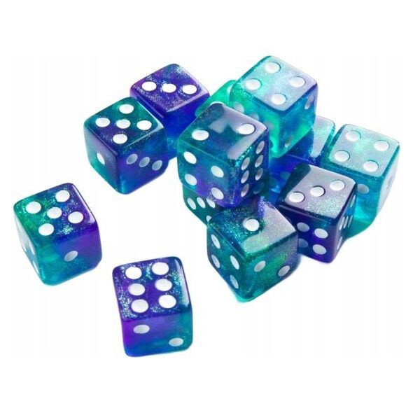 Gamegenic Gamegenic: Galaxy Series - D6 Dice Set (16 mm) - Neptune