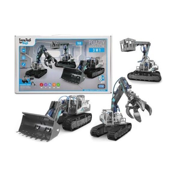 Artyk Pojazdy hydrauliczne 3 w 1 Toys For Boys