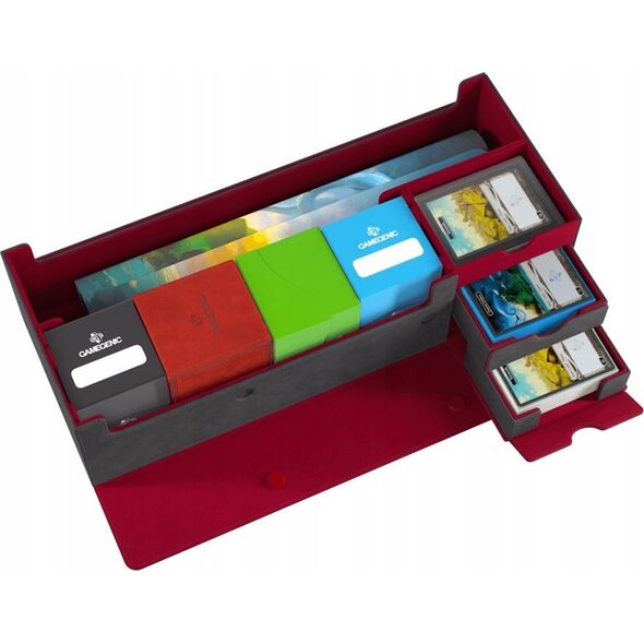 Gamegenic Gamegenic: Cards' Lair Pro 1000+ Convertible - Grey/Red
