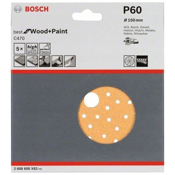 Bosch Bosch SLIBEBLAD EXC 150 MULTI BFWP K60 5 STK