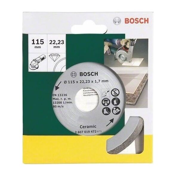 Bosch Bosch - Diamant-Schneidscheibe - für Keramik - 115 mm - für UniversalGrind 18V-75