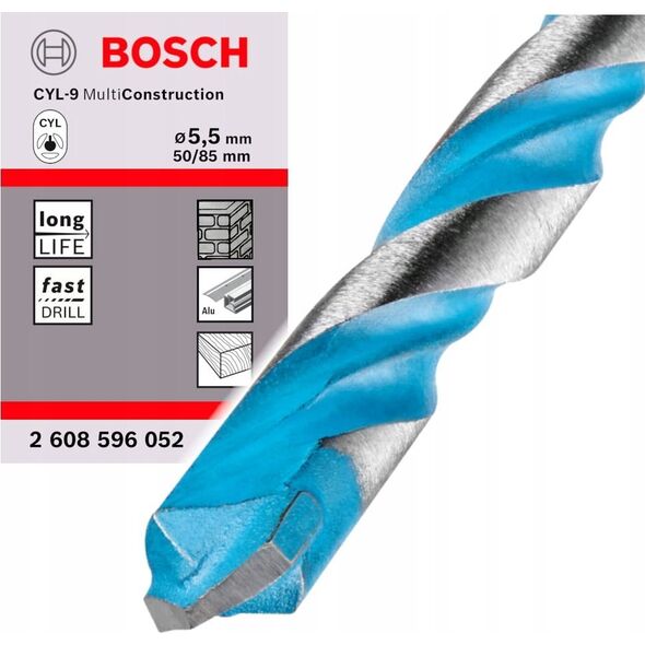 Wiertło Bosch Bosch BOR MULTI CONSTRUCTION 5,5X50X85MM
