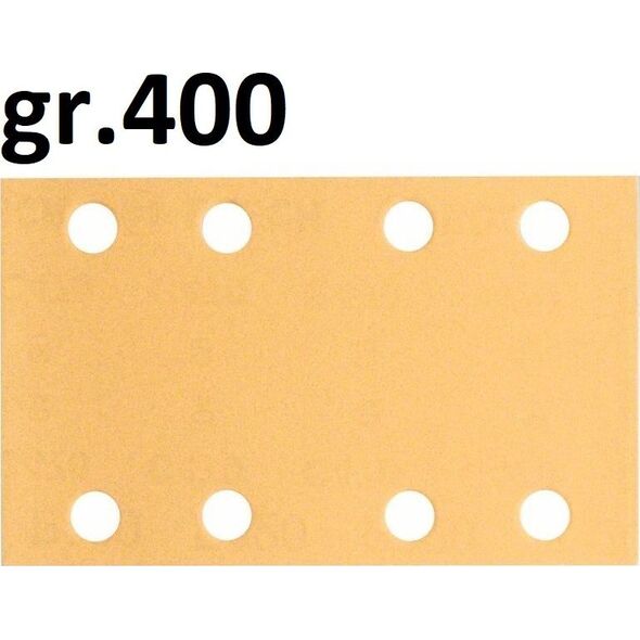 Bosch Bosch Accessories Best for Wood 2608607236 Svingslibepapir med velcro, perforeret Kornstørrelse 400 (L x B) 133 mm x 80 mm 10 stk