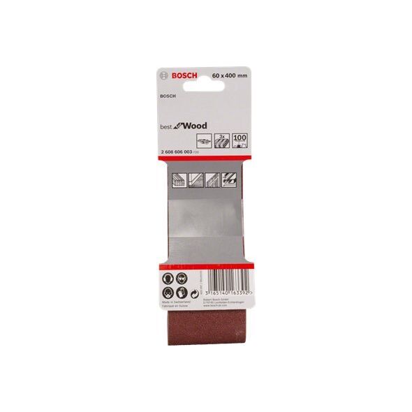 Bosch Bosch Schleifband Körnung 100 (L x B) 620 mm x 100 mm 2608606144 3 St. (2608606144)