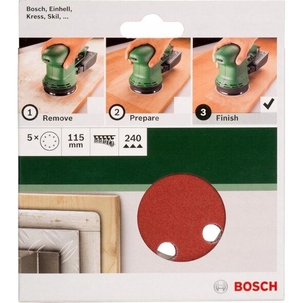Bosch Bosch SLIBEBLAD EX Ø115MM K320 HUL 5STK GL