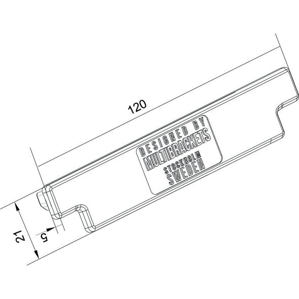 MultiBrackets M Pro Series - Rail End Cover Pro Series Parts