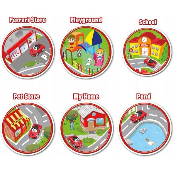 Bburago BB JUNIOR play mat Ferrari Junior City, 16-85007