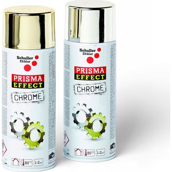 Schuller spraymaling - Prisma Effect Chrome gold