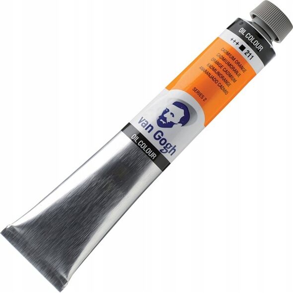 Talens Van Gogh Oil Colour Tube Cadmium Orange 211