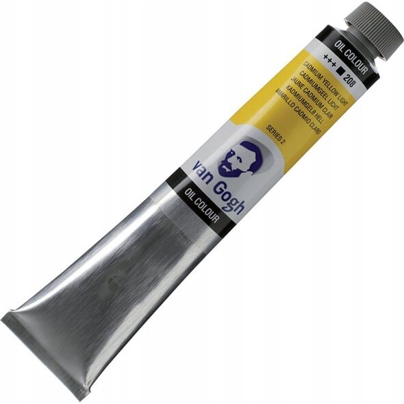 Talens Van Gogh Oil Colour Tube Cadmium Yellow Light 208