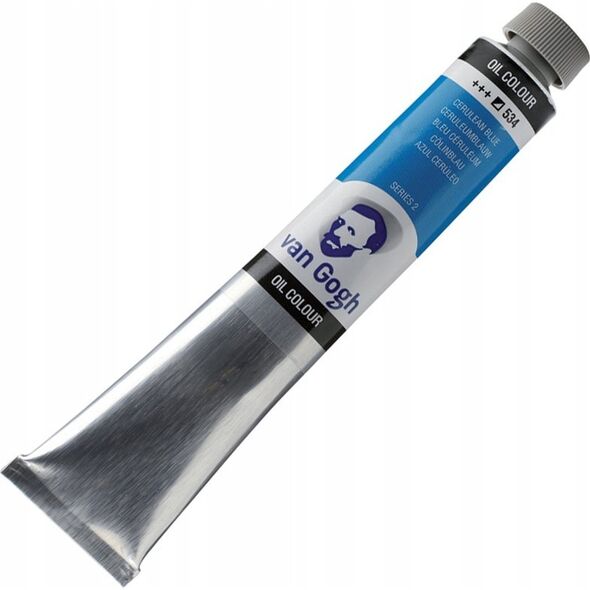 Talens Van Gogh Oil Colour Tube Cerulean Blue 534