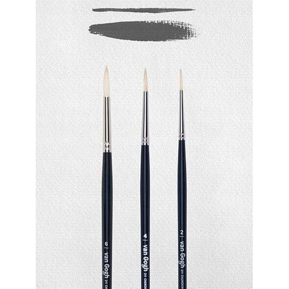 Talens Van Gogh Oil & acrylic brush set | series 211 no. 2-4-6