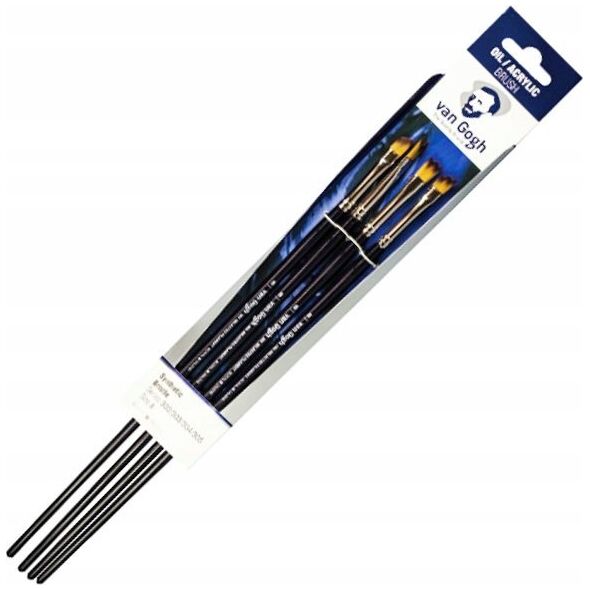 Talens Van Gogh Oil & acrylic brush set | series 302-303-304-305 no. 8