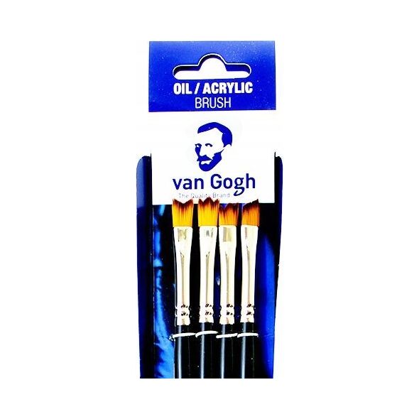 Talens Van Gogh Oil & acrylic brush set | series 302-303-304-305 no. 8