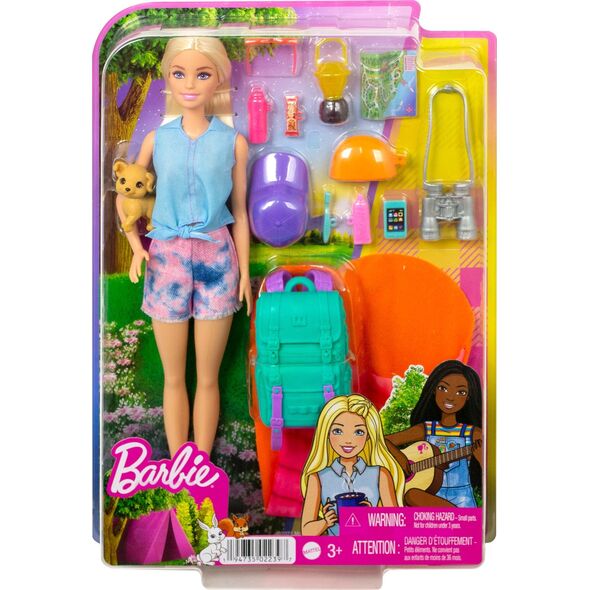 Lalka Barbie Barbie Barbie Camping doll with accessories (1 pcs) - Assorted