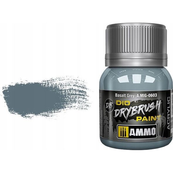 Vallejo Ammo: DIO Drybrush - Basalt Grey