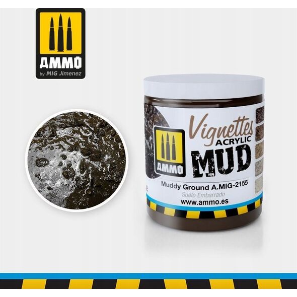 Vallejo Ammo: Acrylic Mud - Vignettes - Muddy Ground (100 ml)