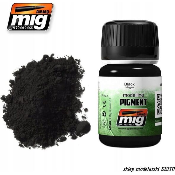 Vallejo Ammo: Modelling Pigment - Black (35 ml)