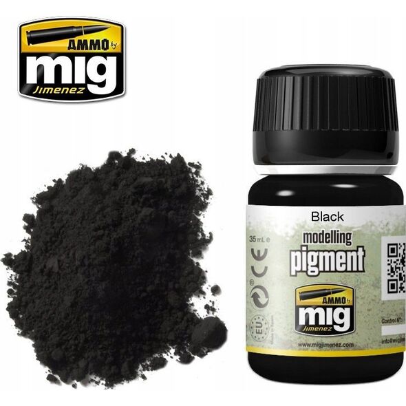 Vallejo Ammo: Modelling Pigment - Black (35 ml)