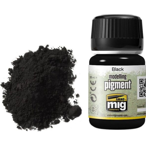 Vallejo Ammo: Modelling Pigment - Black (35 ml)