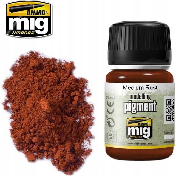 Vallejo Ammo: Modelling Pigment - Medium Rust (35 ml)