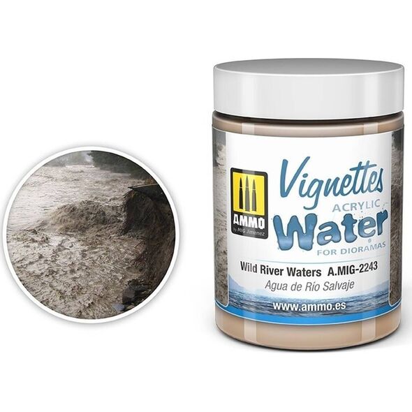 Vallejo Ammo: Acrylic Water - Vignettes - Wild River Waters (100 ml)