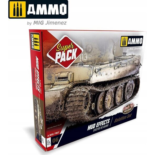Vallejo Ammo: Super Pack - Mud Effects Solution Set