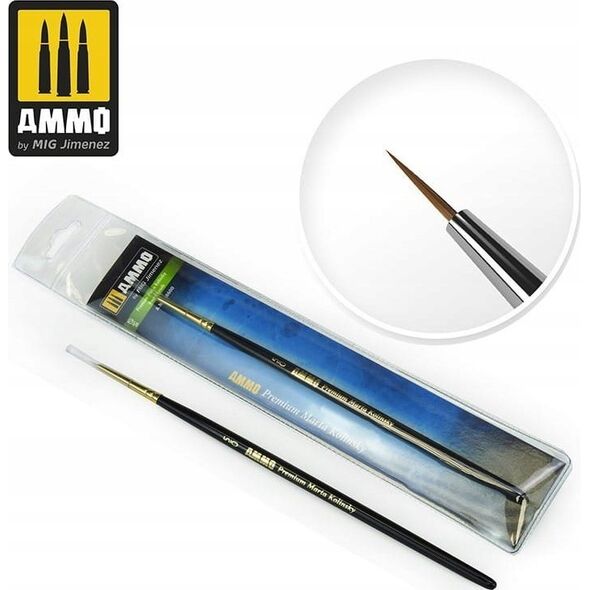 Vallejo Ammo: Round Brush - Premium Marta Kolinsky 5/0