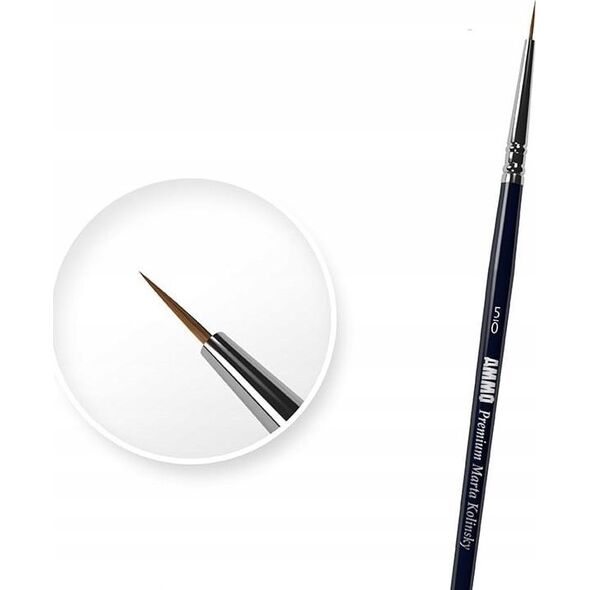 Vallejo Ammo: Round Brush - Premium Marta Kolinsky 5/0