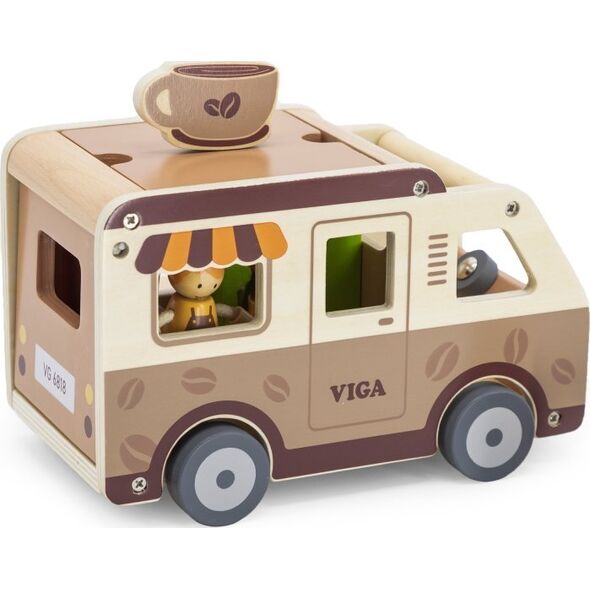 Viga Toys Drewniane Auto Kawiarnia Lumarko!
