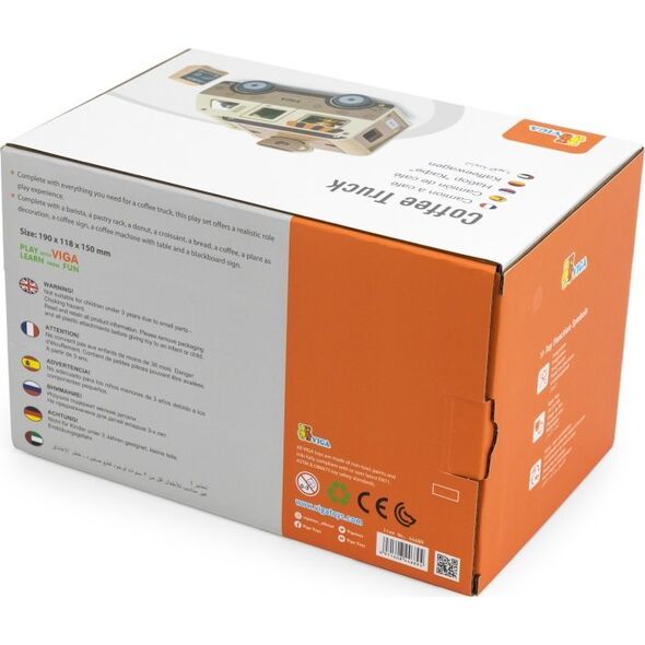 Viga Toys Drewniane Auto Kawiarnia Lumarko!