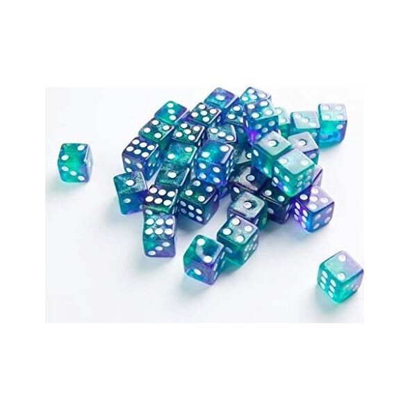 Gamegenic Gamegenic: Galaxy Series - D6 Dice Set (16 mm) - Aurora