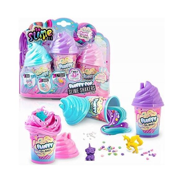 BigBuy Fun SO SLIME set Fluffy shaker 3-pack