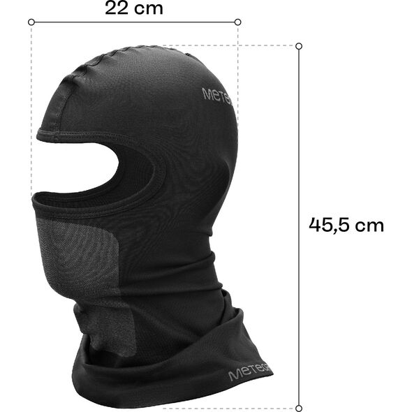 Meteor Kominiarka Meteor L/XL czarny Uniwersalny
