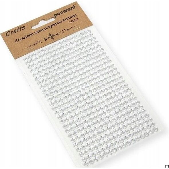 Polsirhurt Kryształki samoprzylepne CR-02 5mm srebrne