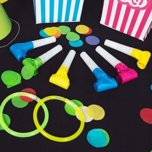Party Deco Gwizdki neonowe 6szt