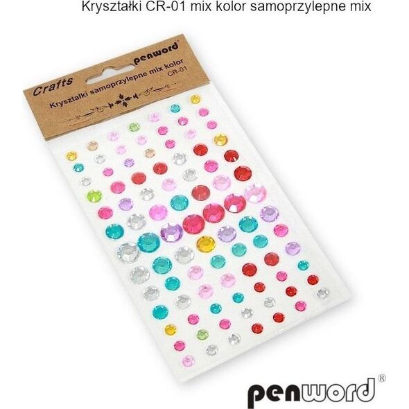 Titanum Kryształki samoprzylepne CR-01 mix kolor