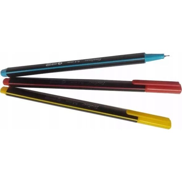 MemoBe Cienkopisy 0,4mm 10 kolorów MemoBe
