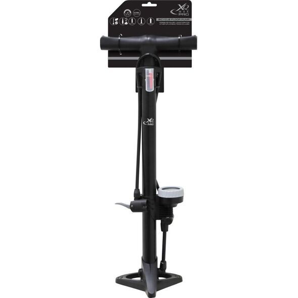 XQMax POMPKA WARSZTATOWO ROWEROWA XQMAX PRO 160Psi (11Bar) Z MANOMETREM MAŁA PODSTAWA