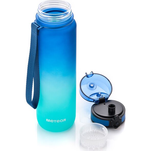 Meteor Bidon sportowy Meteor 1000 ml niebieski/turkusowy