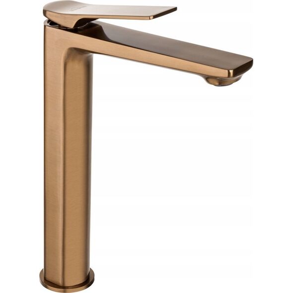 Bateria umywalkowa Invena MIXER WASHBASIN HIGH NERI COPPER