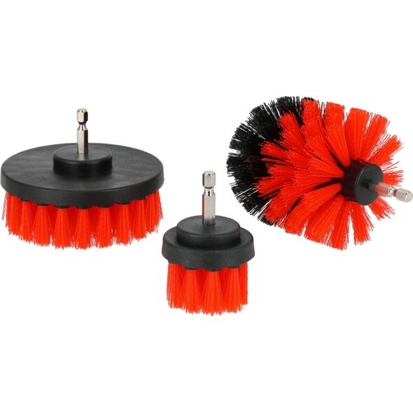 Pro-Line ZESTAW SZCZOTEK NA WIERTARKĘ "MEDIUM",fi5/9/10CM,3SZT,PROLINE