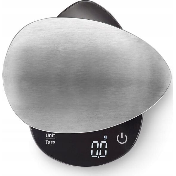Waga kuchenna Caso Caso | Precision Weighing Scale | FinoCompact | Maximum weight (capacity) 0.5kg | Graduation 1 g | Ekranas type LED | Juodas/Stainless Steel