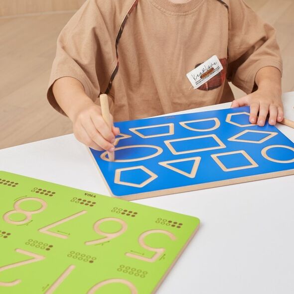 Viga Toys Tablica Grafomotoryczna Duże Litery Nauka Pisania Lumarko!