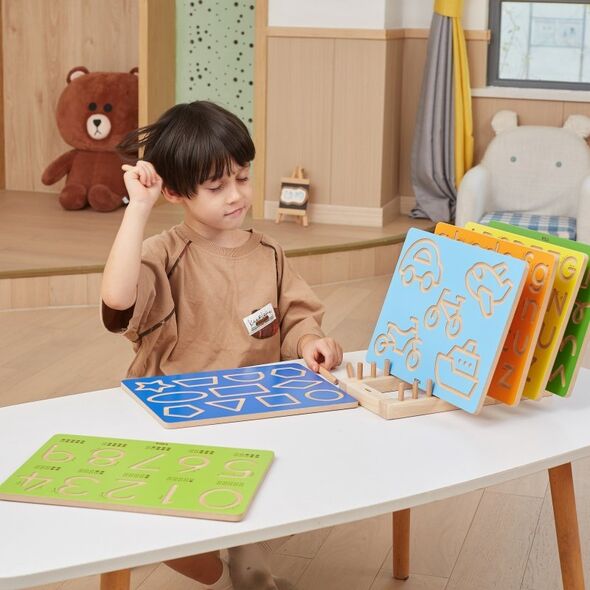 Viga Toys Tablica Grafomotoryczna Szlaczki Nauka Pisania Lumarko!