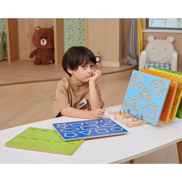 Viga Toys Tablica Grafomotoryczna Szlaczki Nauka Pisania Lumarko!