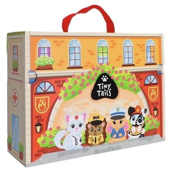 Trefl Zabawka drewniana - Magnetic box City TREFL