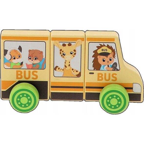 Trefl Zabawka drewniana - School Bus TREFL